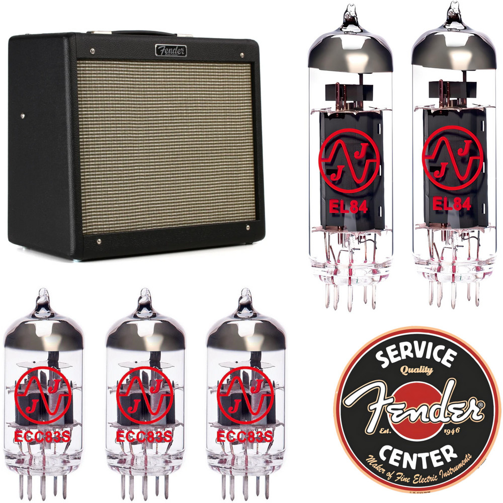 Fender Blues Junior Tube Set | JJ ECC83S & Apex Matched Burned In JJ EL84