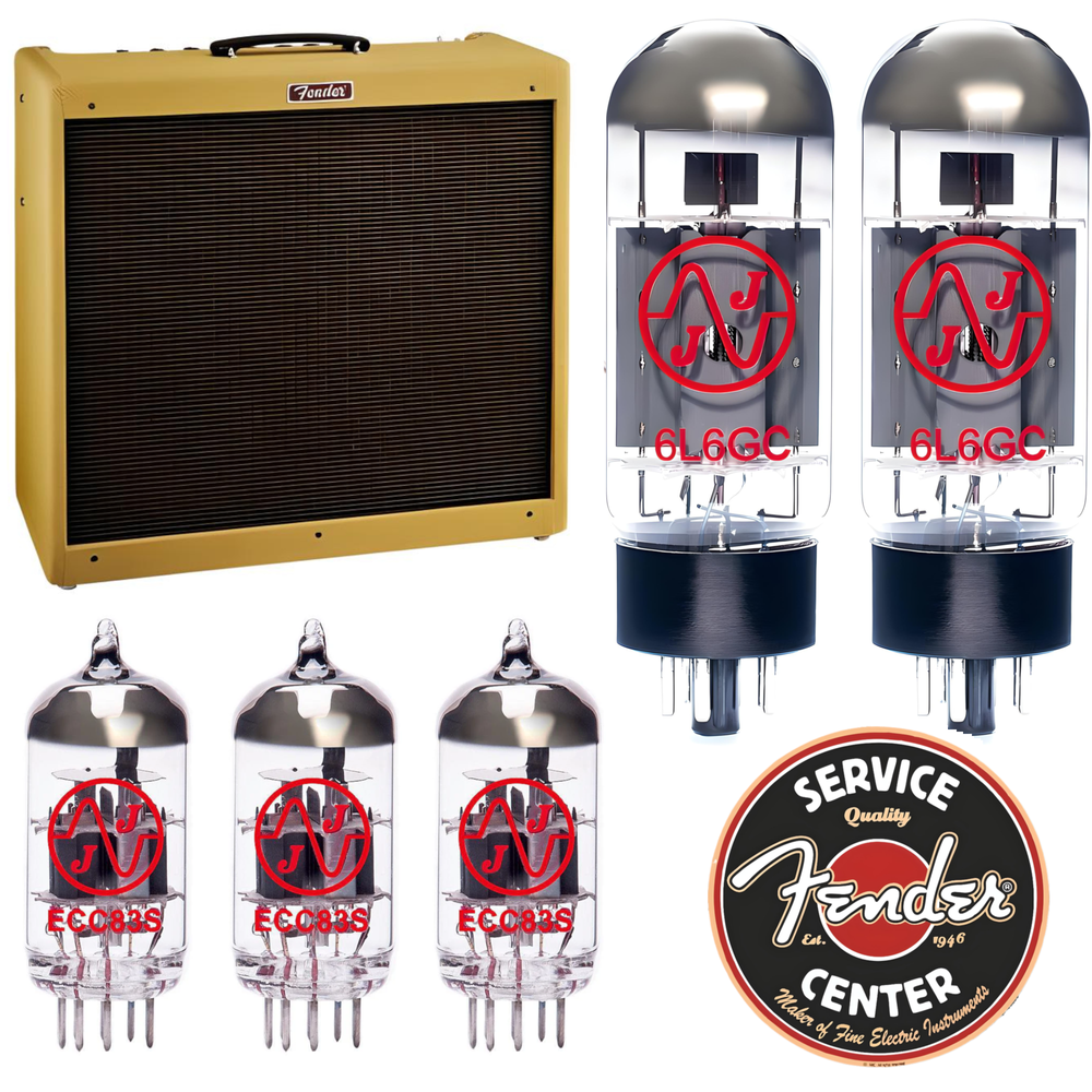 Fender Blues Deville Tube Set | JJ ECC83S & Apex Matched Burned In JJ 6L6GC