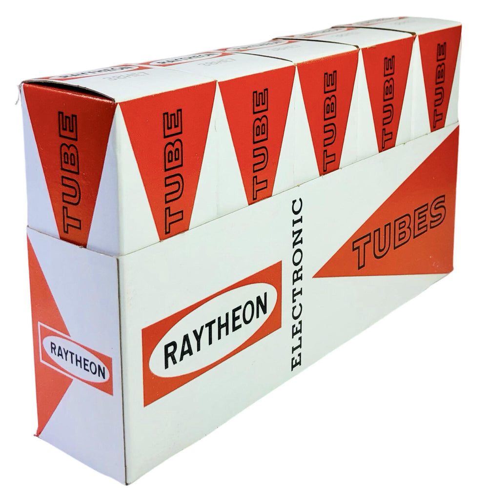 Raytheon 38HE7 Set of 5 Vacuum Tubes | NOS | Made in Japan