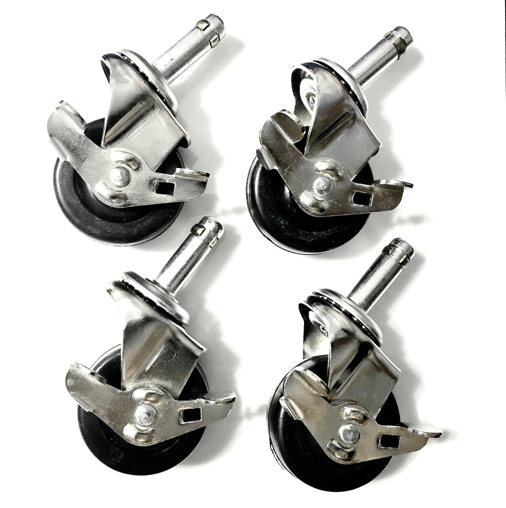 4 x Locking Amp Casters /  Wheels For Darkglass 4x10 Cabinets