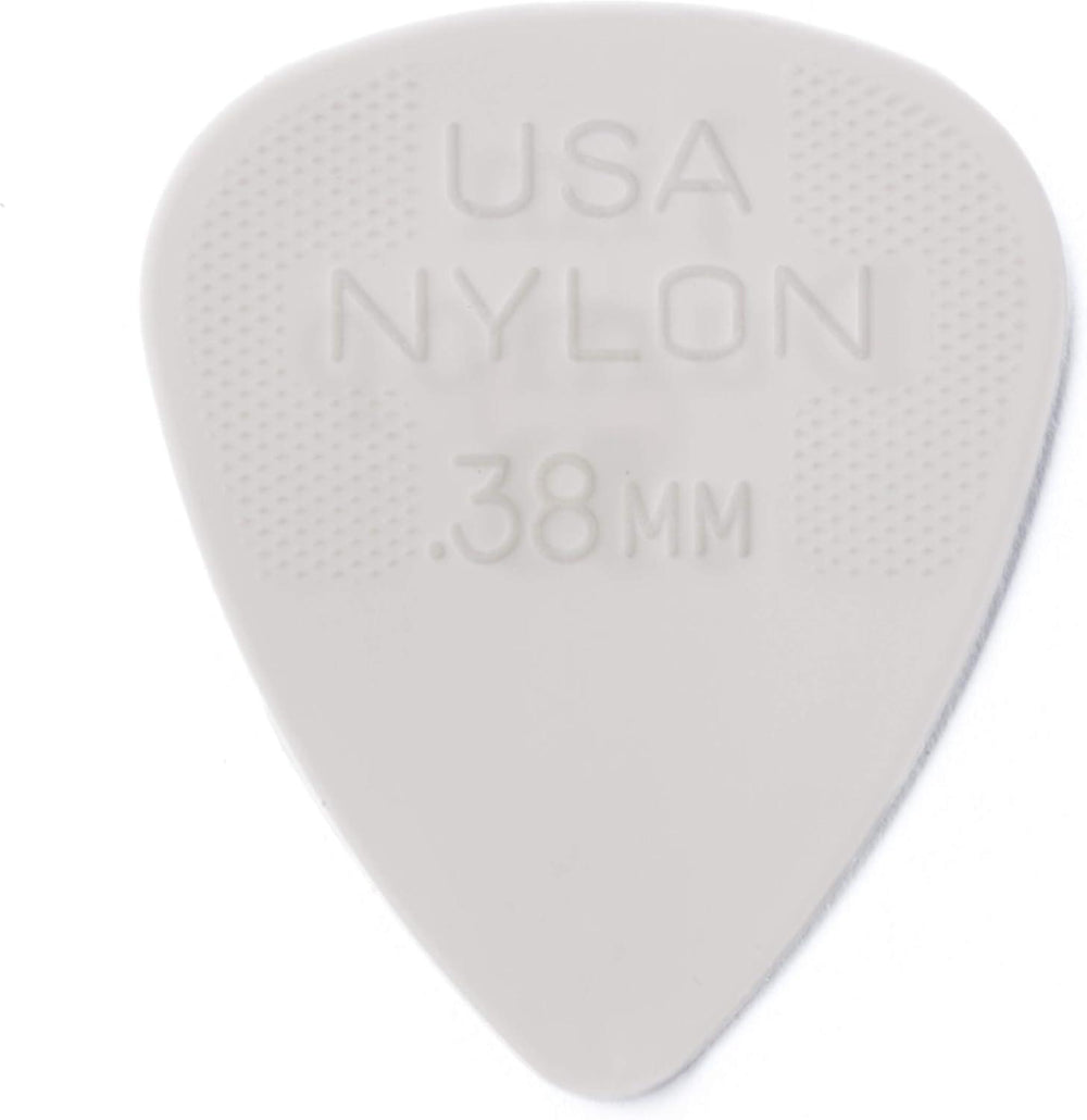 JIM DUNLOP 44P.38 Nylon Standard, White, .38mm, 12/Player's Pack