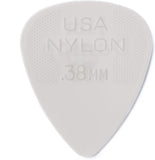 JIM DUNLOP 44P.38 Nylon Standard, White, .38mm, 12/Player's Pack