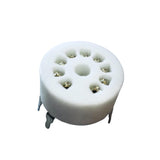 EL84 / 12AX7 / ECC83 Tube Socket - 9 Pin Ceramic PC Mount