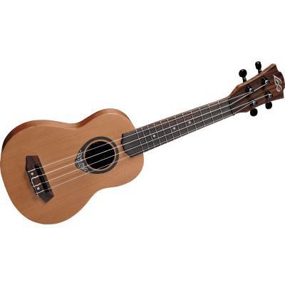 Lag Ukulele BABY TKU130S Tiki Uku Soprano Slim Arch Back - British Audio