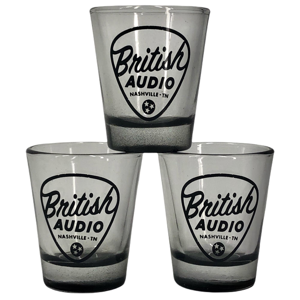 British Audio Shot Glass (Smoke)