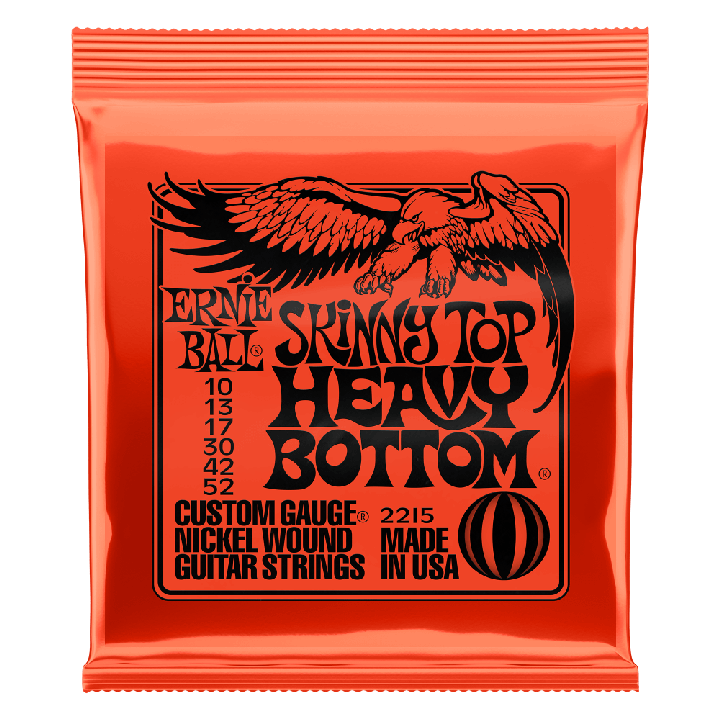 ERNIE BALL SKINNY TOP HEAVY BOTTOM SLINKY NICKEL WOUND ELECTRIC GUITAR STRINGS - 10-52 GAUGE - British Audio