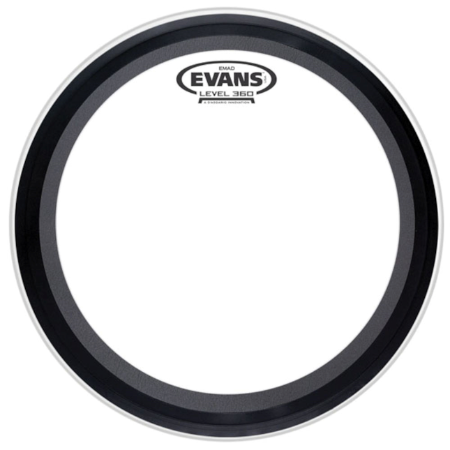 Evans EMAD Clear 22" Batter Kick Head - British Audio