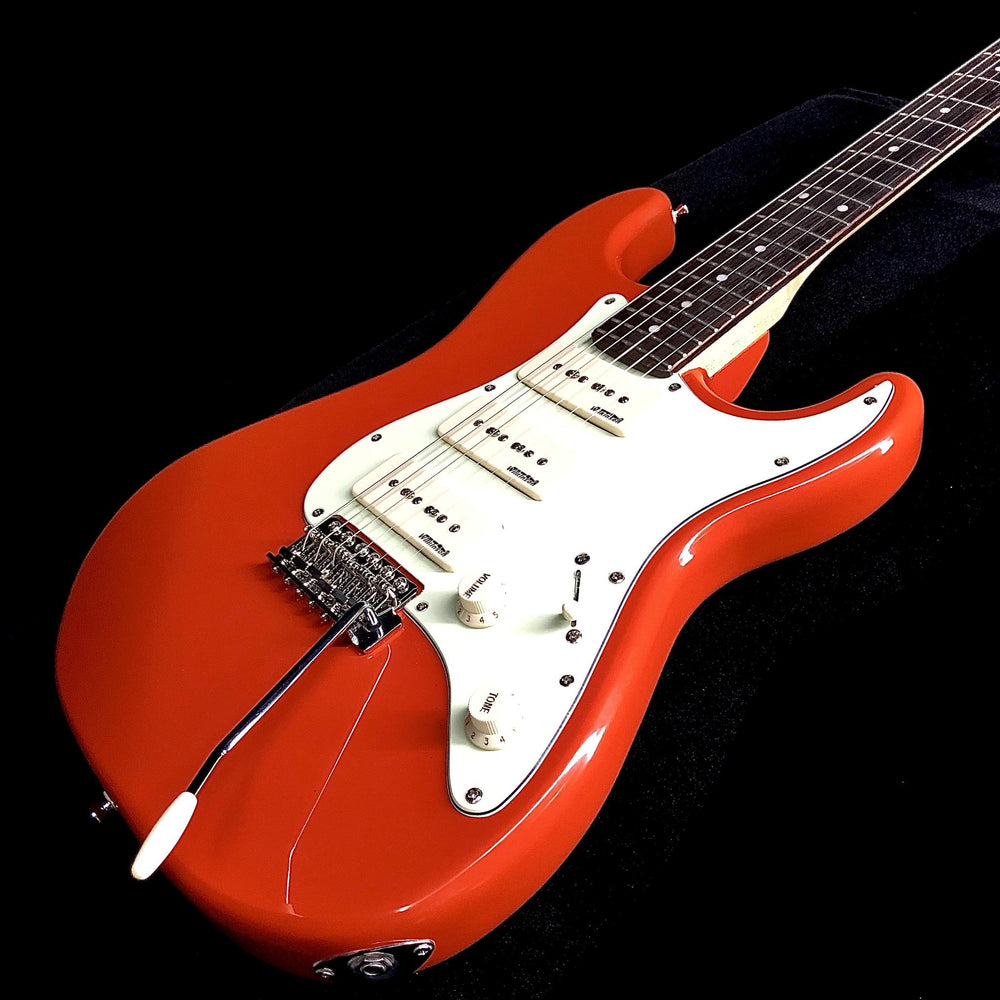 Vintage® V6PFR Electric Guitar Firenza Red - British Audio