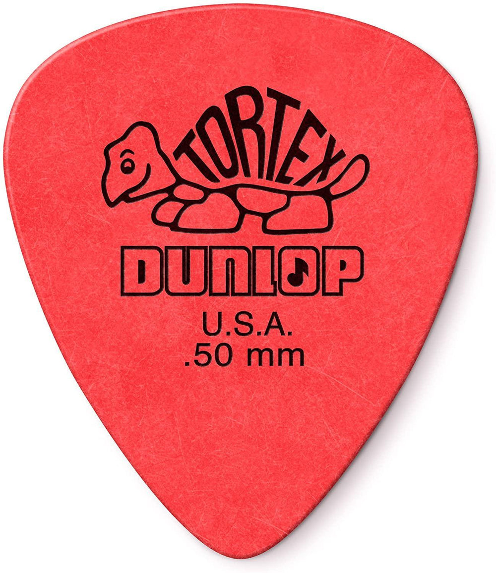 Dunlop Tortex Standard .50mm Red Guitar Pick - 12 Pack