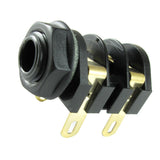 4 x Marshall® Input Jack Upgrade / Cliff UK 1/4" ~ Black Nut,  Gold Contacts