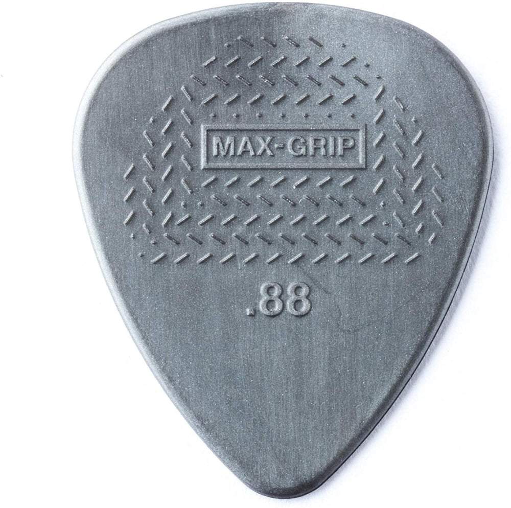 Dunlop 449P.88 Max-Grip Nylon Standard, Dark Gray, .88mm, 12/Player's Pack