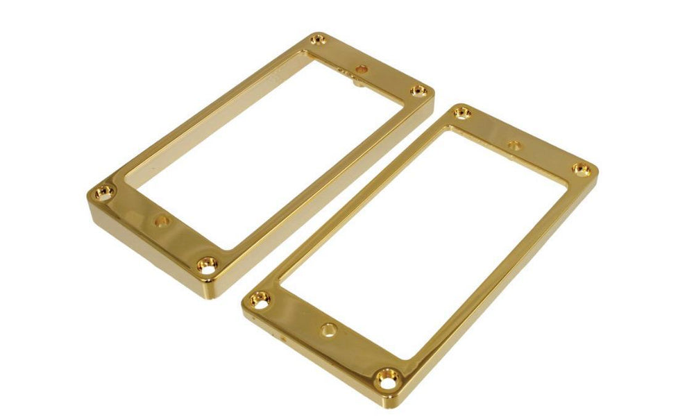 Metal Humbucking Ring Set Curved Gold Allparts PC-0438-002 - British Audio