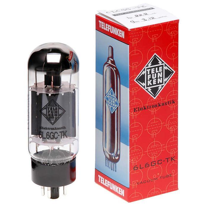 Telefunken Elektroakustik 6L6GC-TK Black Diamond Series Vacuum Tube - British Audio