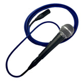 British Audio Pro Performance XLR Mic & Studio Cable ~ Blue Jacket