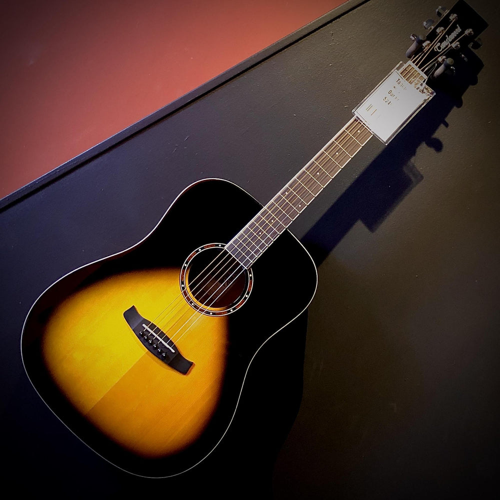 Tanglewood TWKDVS Acoustic Guitar Dreadnought Vintage Sunburst Gloss Top - British Audio