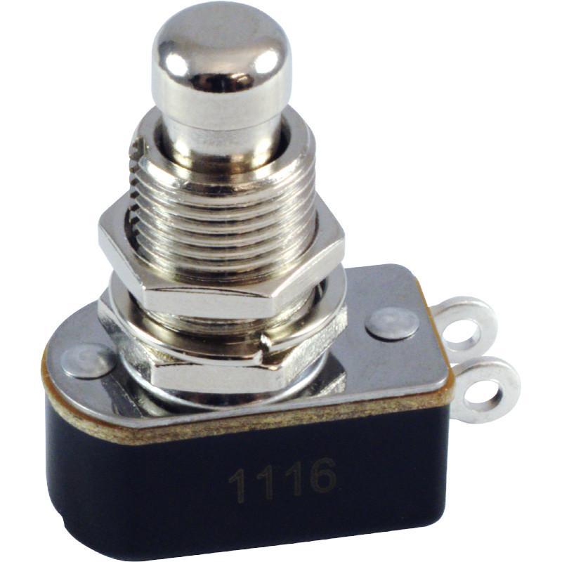 Momentary Stomp Switch |Silent SPST Solder Lugs