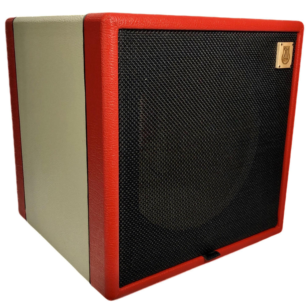 Sam Hill Custom Front Load Speaker Cabinet Red Multi 1x12"