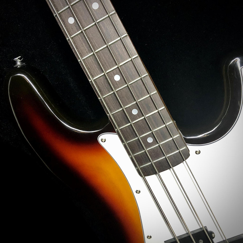 Vintage® V4SB 'Sunburst'  Bass Guitar - British Audio