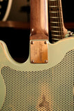 James Trussart Steelcaster Seafoam Green on Cream w/ Roses - British Audio