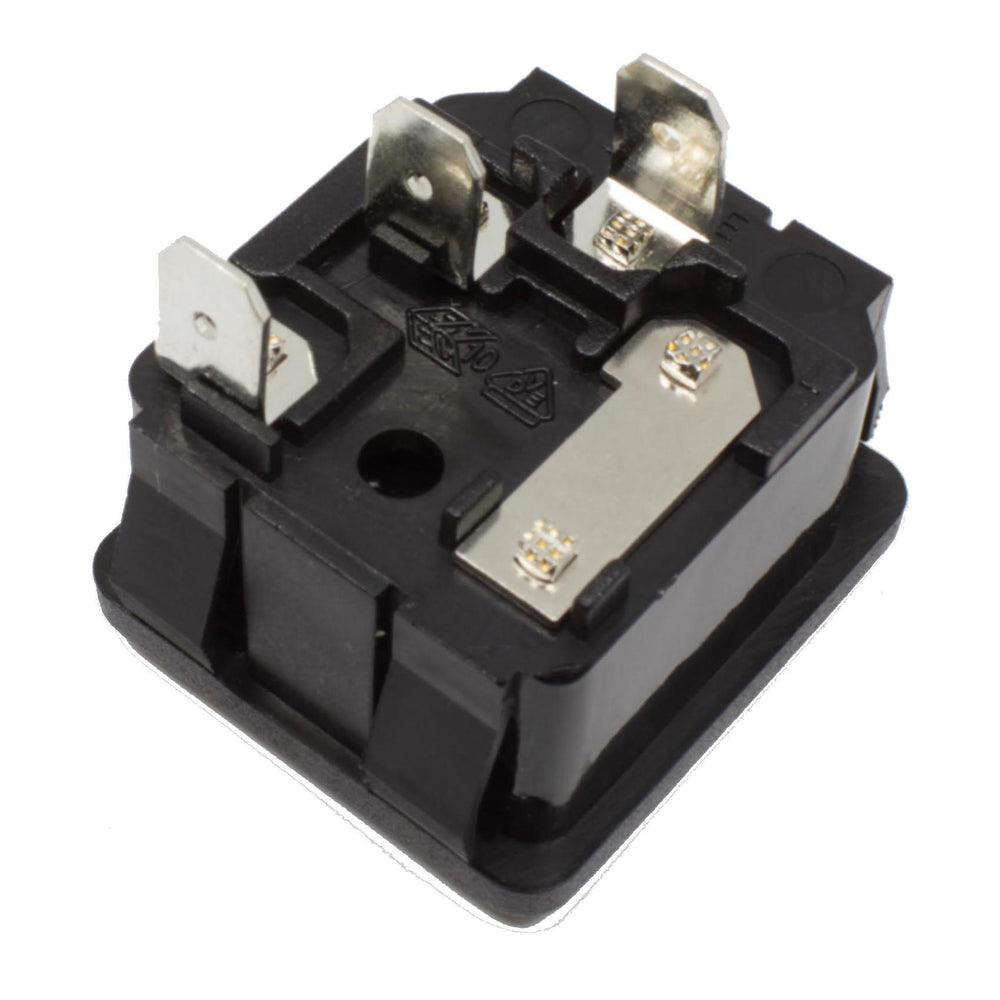 AC Inlet / Receptacle with Fuse Holder for Guitar and Bass Amps