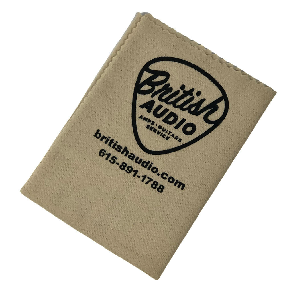 British Audio Cotton Guitar Polishing Cloth