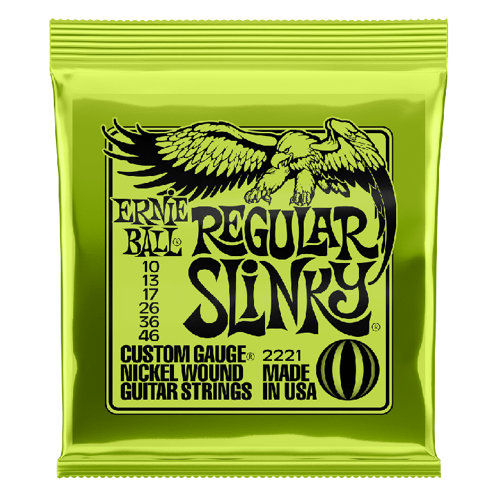 ERNIE BALL REGULAR SLINKY NICKEL WOUND ELECTRIC GUITAR STRINGS - 10-46 GAUGE - British Audio