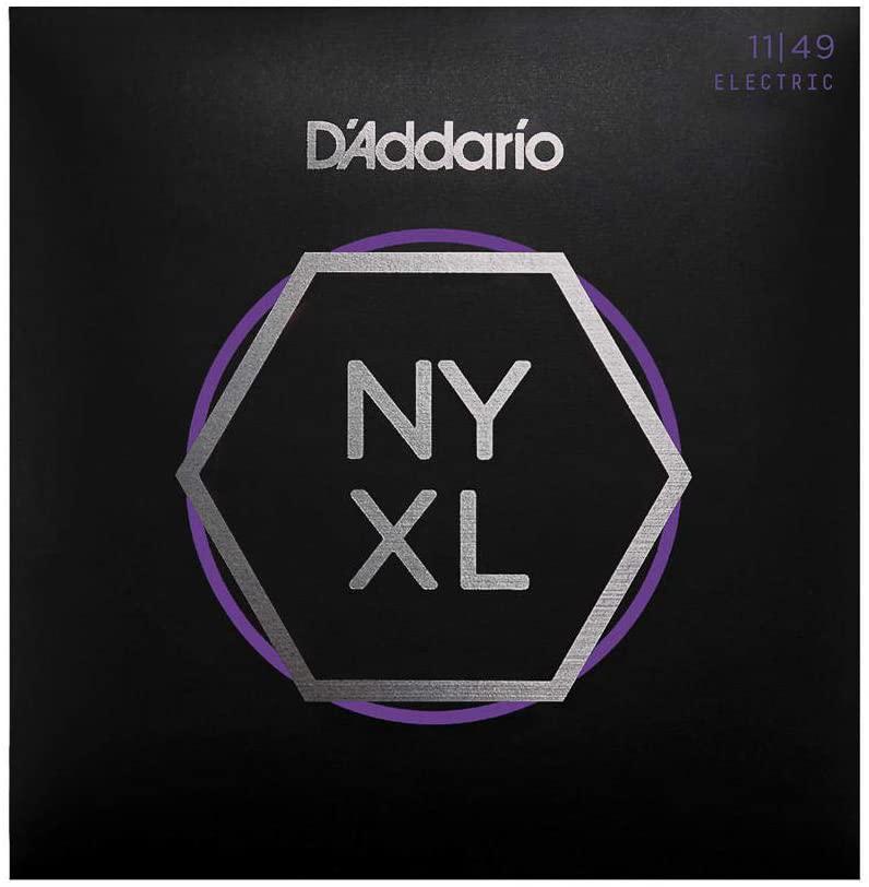 D'Addario NYXL1149 Nickel Wound Electric Guitar Strings, Medium, 11-49