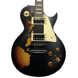 Vintage V100MRBK ICON ~ Distressed Black Over Sunburst