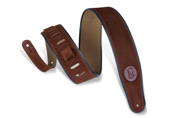 Levy's Signature Series Guitar Strap, Brown - British Audio