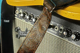 The Dark Brown Western Guitar Strap - British Audio