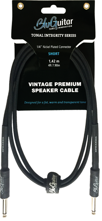 BluGuitar Vintage Premium Speaker Cable, 18.6' - British Audio