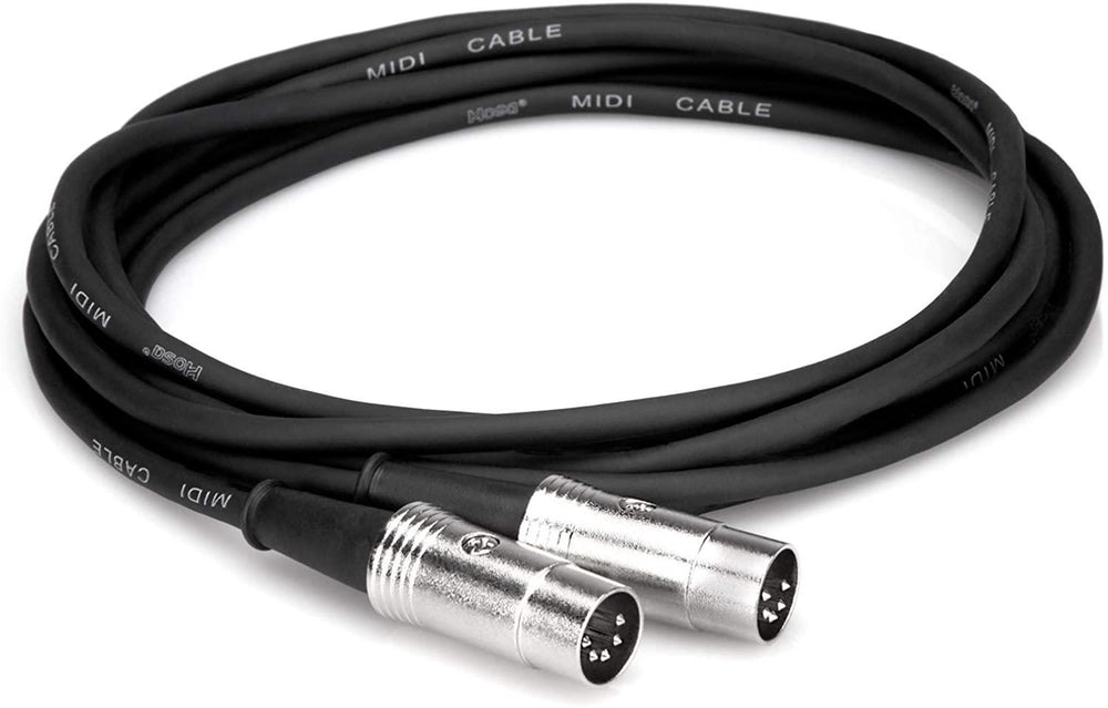 Hosa MID-515 Serviceable 5-Pin DIN to Serviceable 5-Pin DIN Pro MIDI Cable, 15 Feet