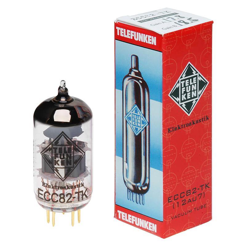 Telefunken ECC82-TK Elektroakustik (12AU7) Black Diamond Series Tube w/ Balanced Triodes - British Audio