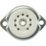 Tube Socket - 9-Pin Miniature Ceramic Bottom/Top Mount