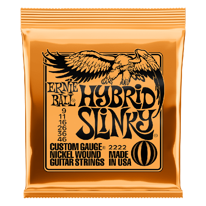 ERNIE BALL HYBRID SLINKY NICKEL WOUND ELECTRIC GUITAR STRINGS - 9-46 GAUGE - British Audio