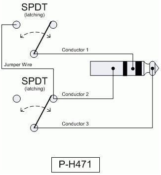 Two Button Latching Footswitch for Guitar and Bass Amps