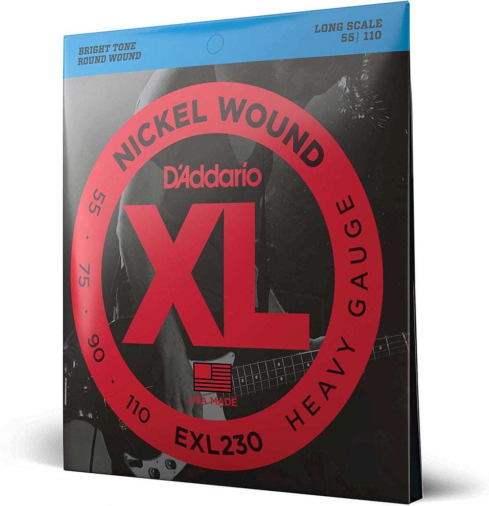 D'Addario EXL230 Nickel Wound Bass, Heavy, 55-110, Long Scale