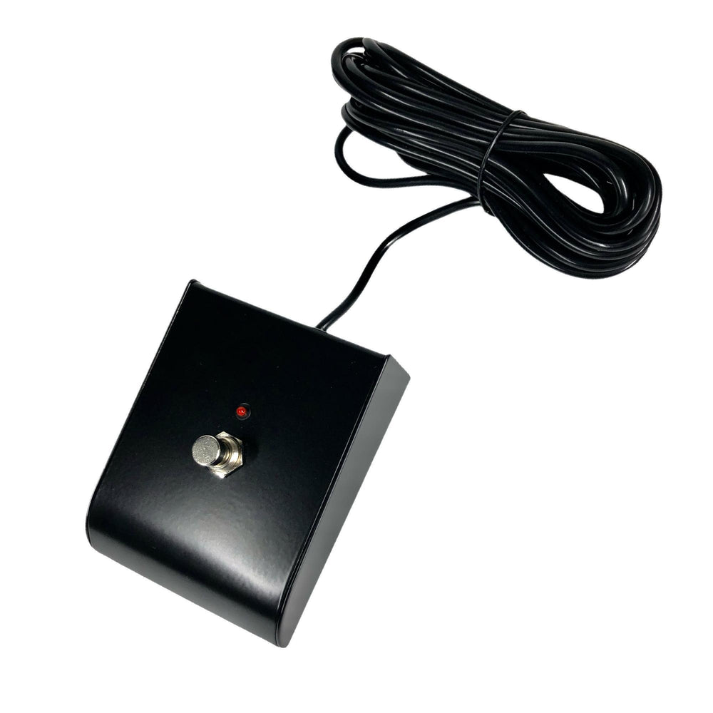 Single Button Latching LED Footswitch Box Red LED