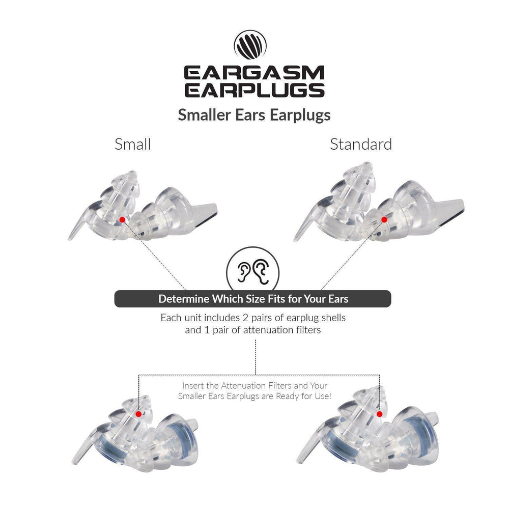 Eargasm Smaller Ears Earplugs - British Audio