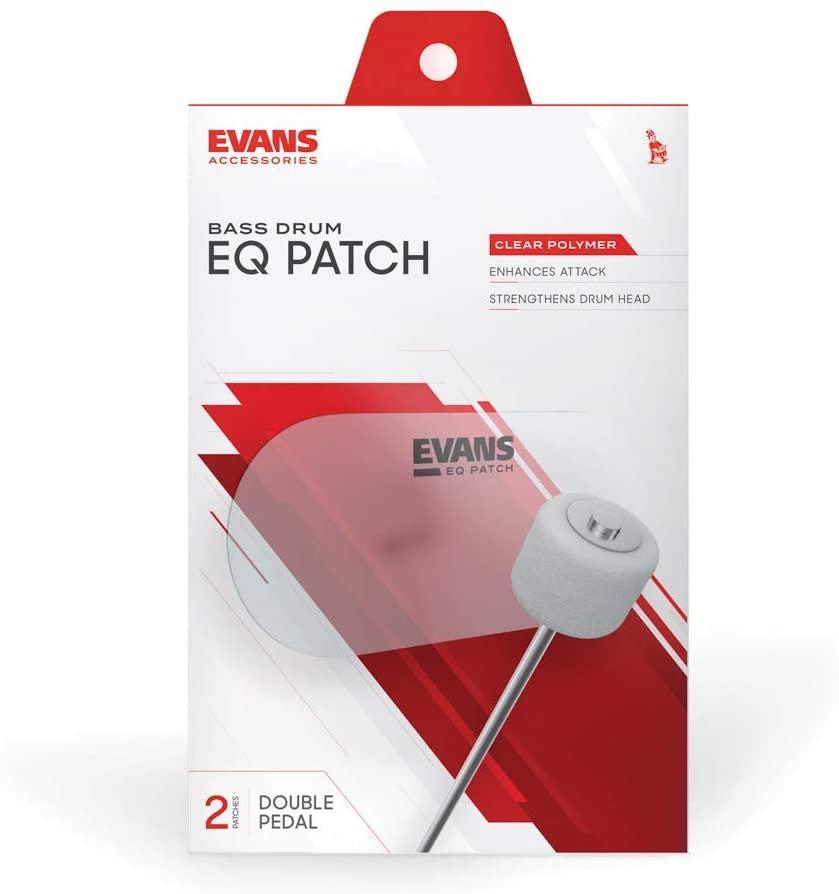 Evans EQ Double Pedal Patch, Clear Plastic EQPC2