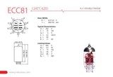 JJ ECC81 - 12AT7 - British Audio