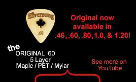 Riversong Guitars Maple Original Pick - British Audio