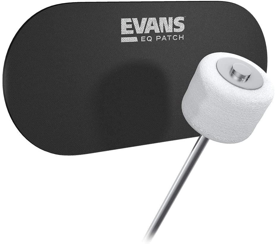 Evans EQ Double Pedal Patch, Black Nylon,EQPB2