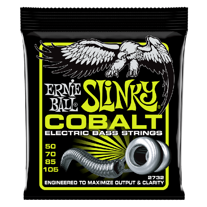 ERNIE BALL REGULAR SLINKY COBALT ELECTRIC BASS STRINGS - 50-105 GAUGE - British Audio