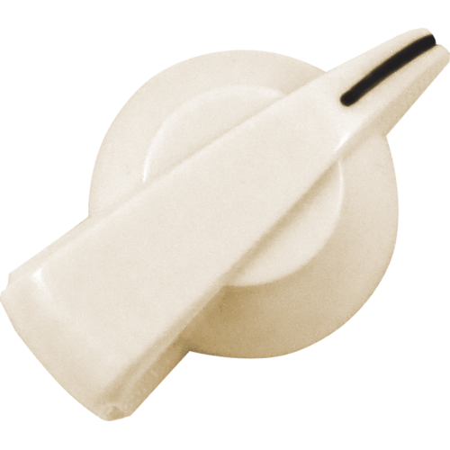 Cream Chicken Head Knob w/ Set Screw - British Audio