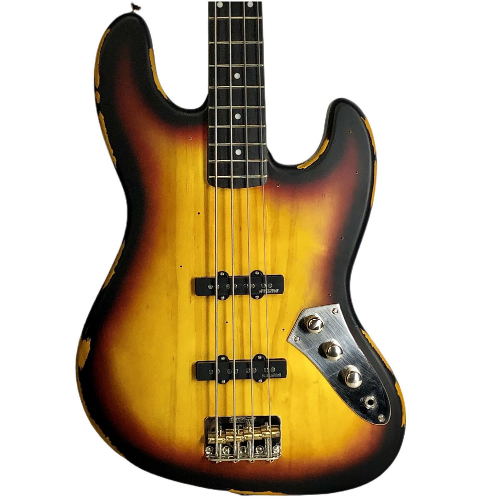 Vintage VJ74MRSSB Bass Icon ~ Sunburst