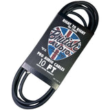 British Audio Pro Performance Right to Right TRS Stereo Patch and Expression Cable