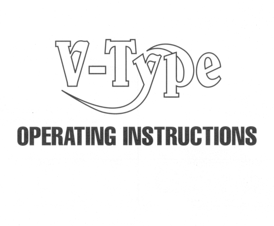 Trace Elliot V-Type User Manual - British Audio