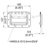 Trace Elliot Spring Loaded Handle - British Audio