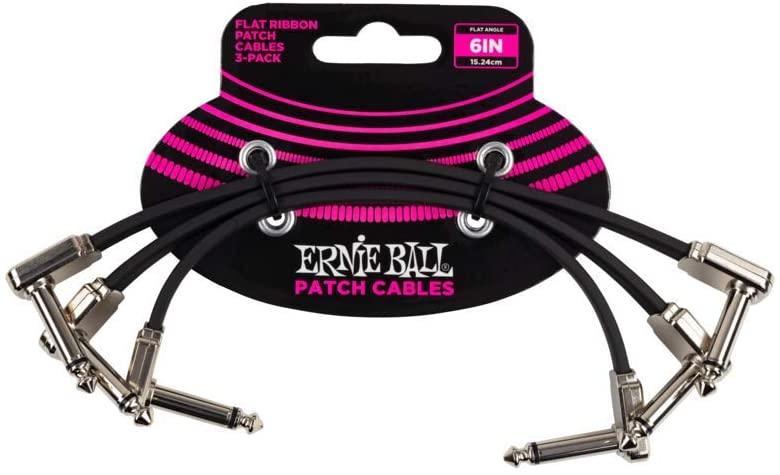 Ernie Ball Flat Ribbon Patch Cable, 6 Inch P06221